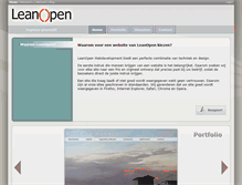 Tablet Screenshot of leanopen.com